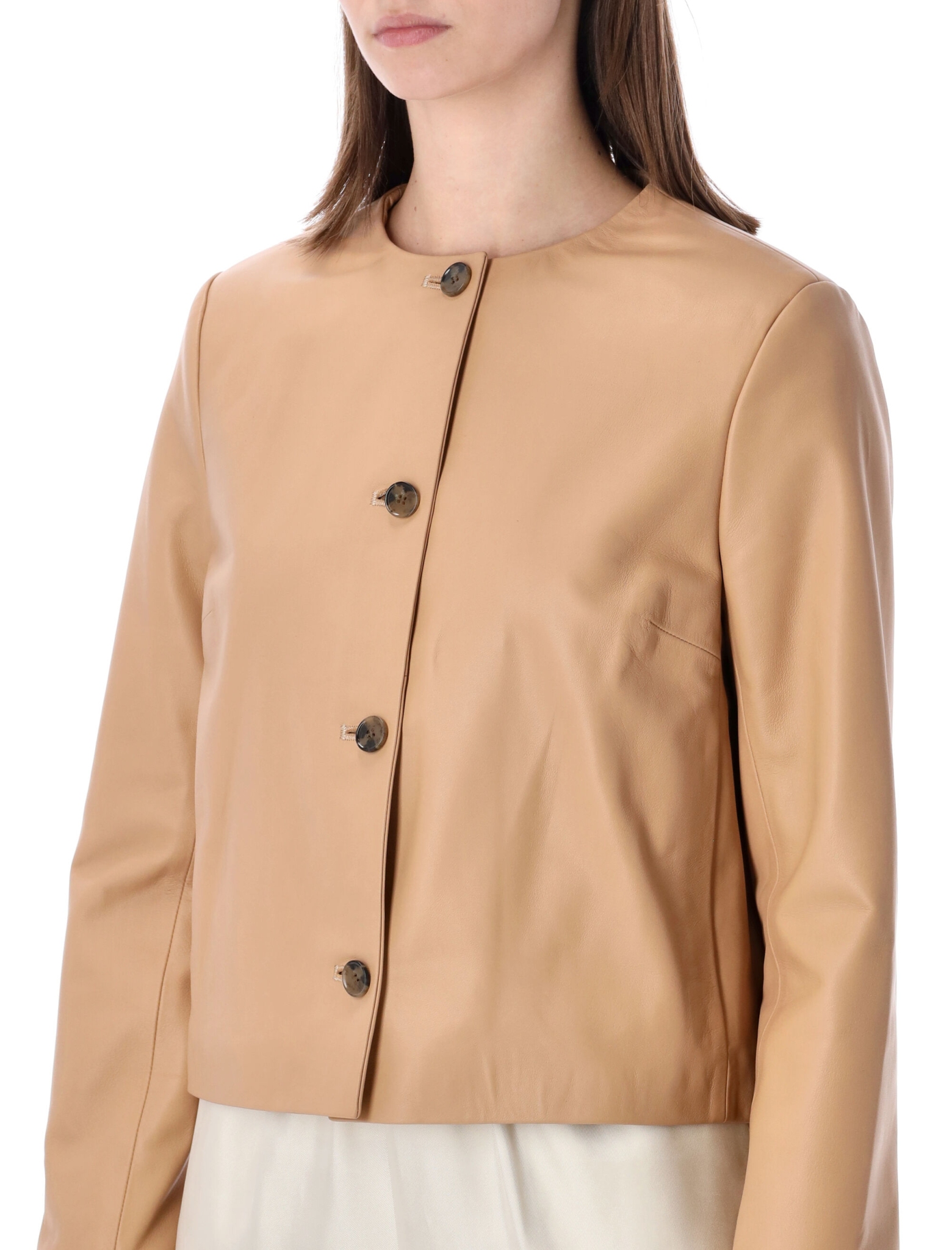 [LOULOU] Leather Jacket SS26 RAHOSIENNA