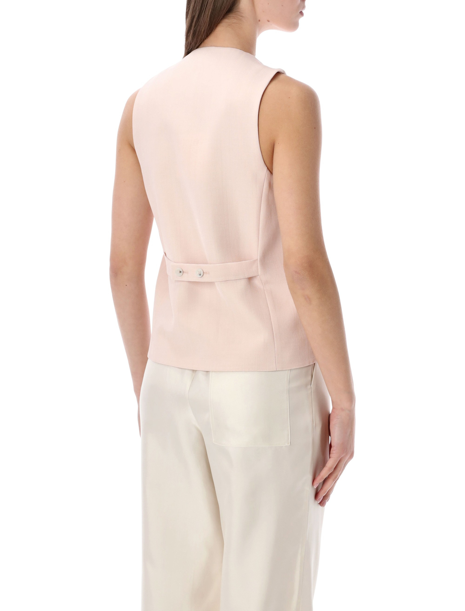 [LOULOU] Vest SS26 PACOLIGHT PINK