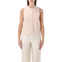 [LOULOU] Vest SS26 PACOLIGHT PINK