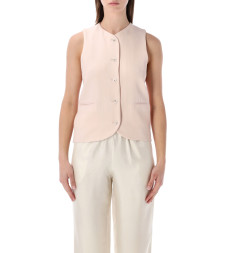 [LOULOU] Vest SS26 PACOLIGHT PINK