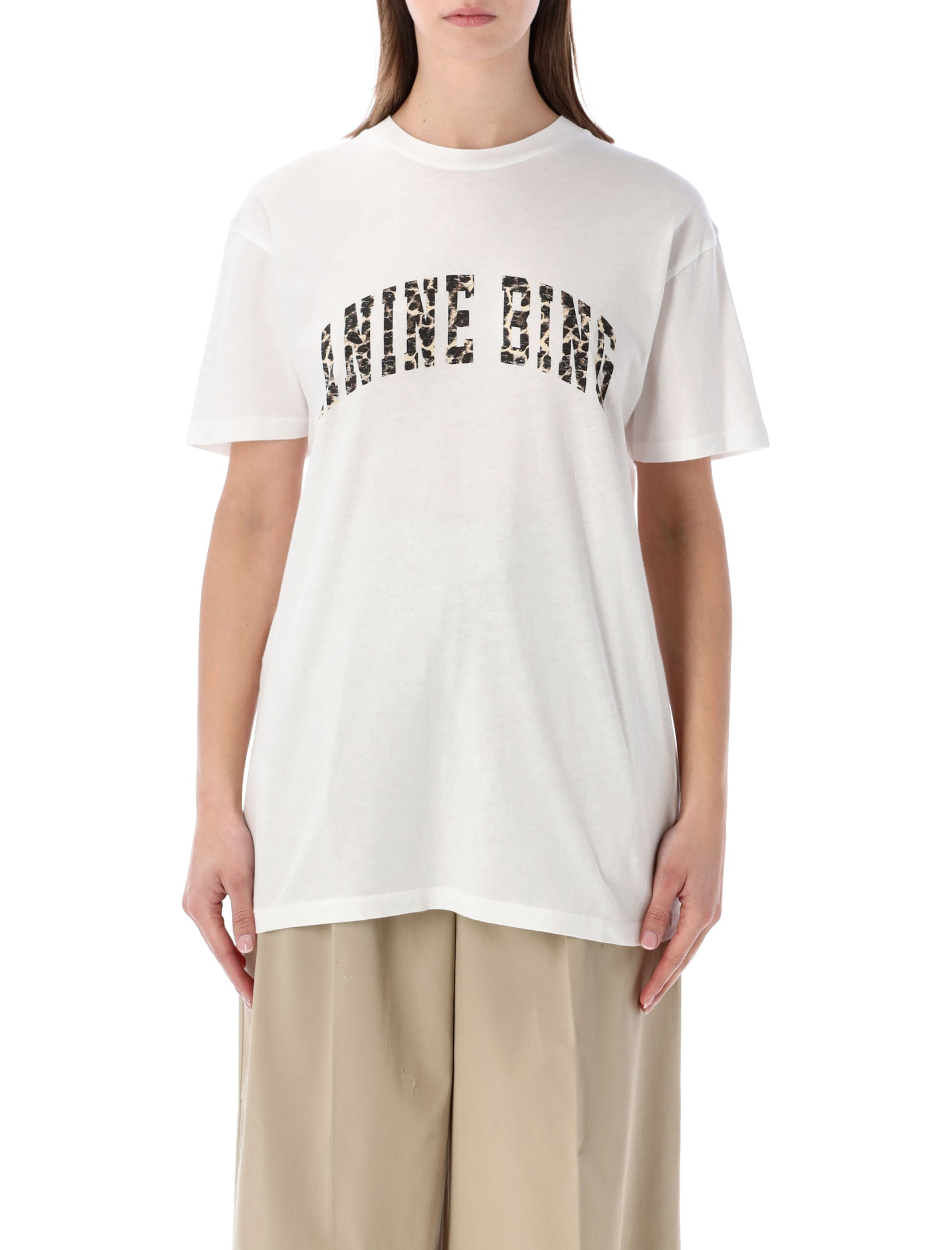 [Anine Bing] T-shirts Short Sleeve SS26 A0812128IVY1