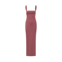 [Solace London] Sleeveless dress SS26 OS31079 DARKROSE