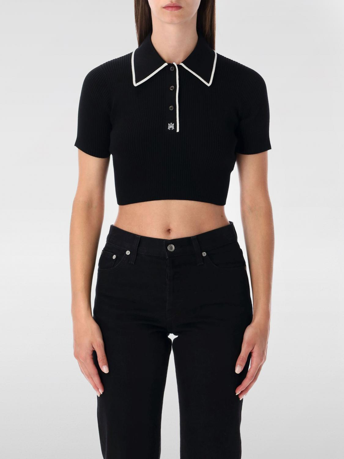 [Amiri] T-shirts Short Sleeve FW25 AWKNPO1028 BLACK