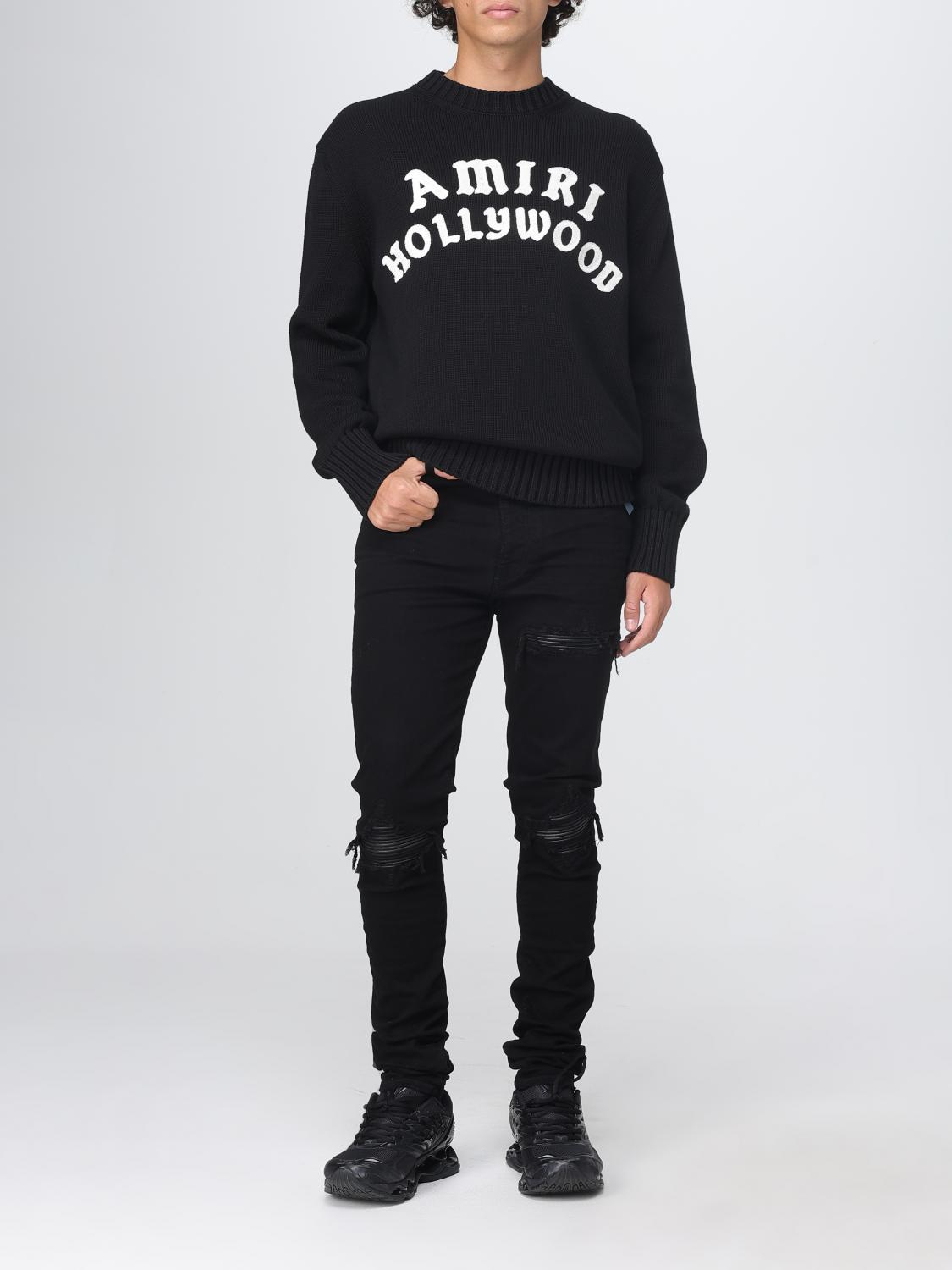 [Amiri] Knitwear FW25 AMKNCW1094 BLACK