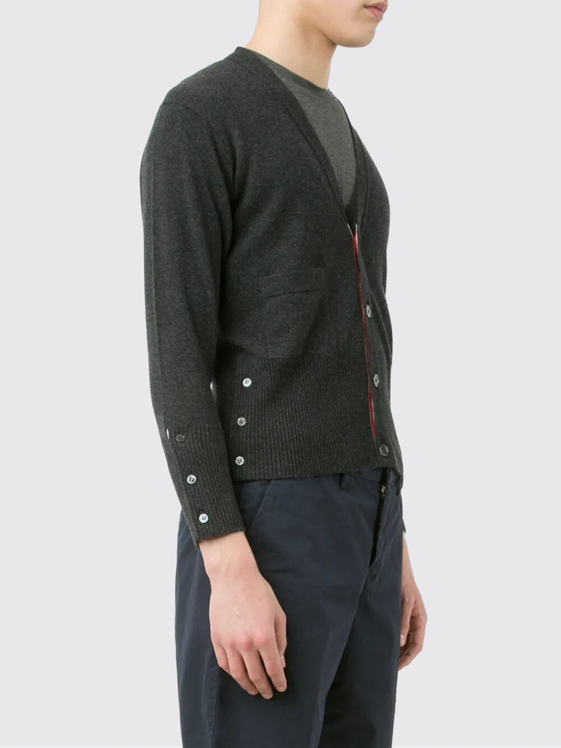 [Thom Browne] Cardigan FW25 MKCS01A00011 022