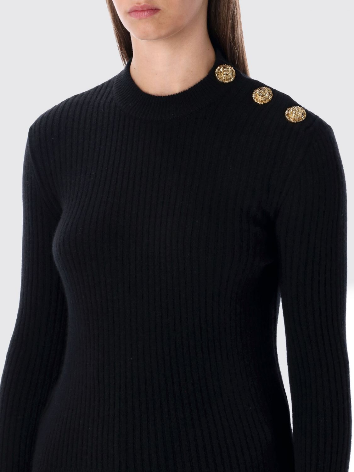 [Balmain] Knitwear FW25 FF0KD095KJ17 0PA