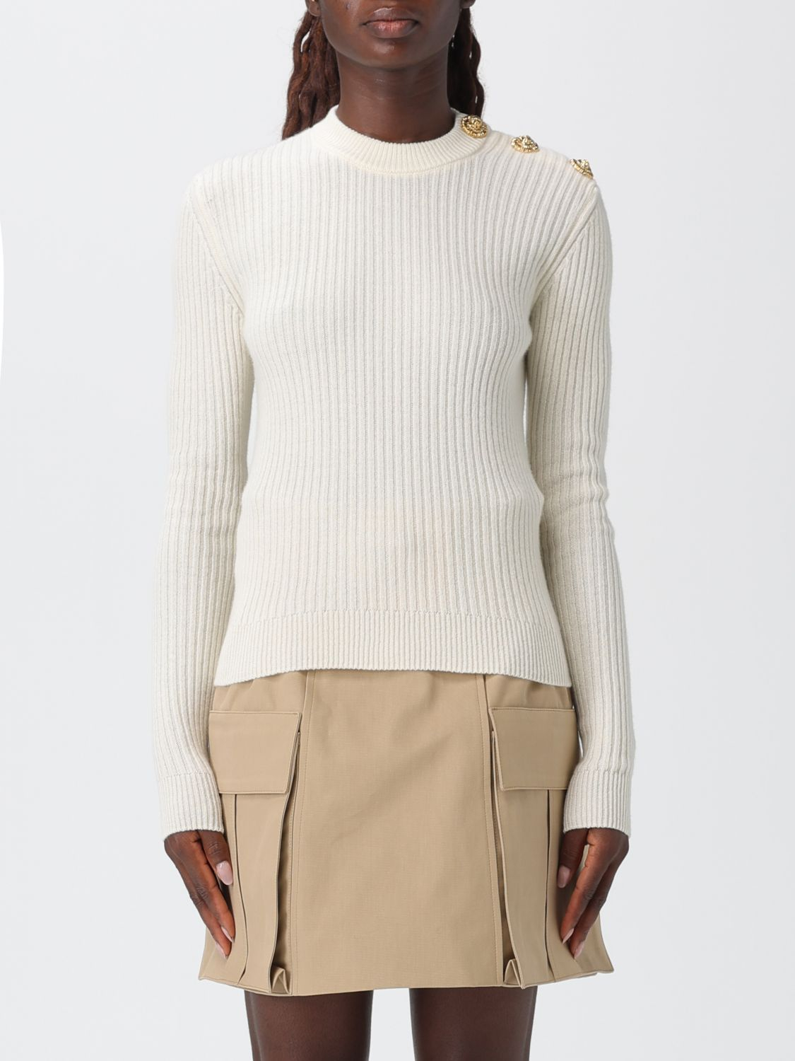 [Balmain] Knitwear FW25 FF0KD095KJ17 0KA