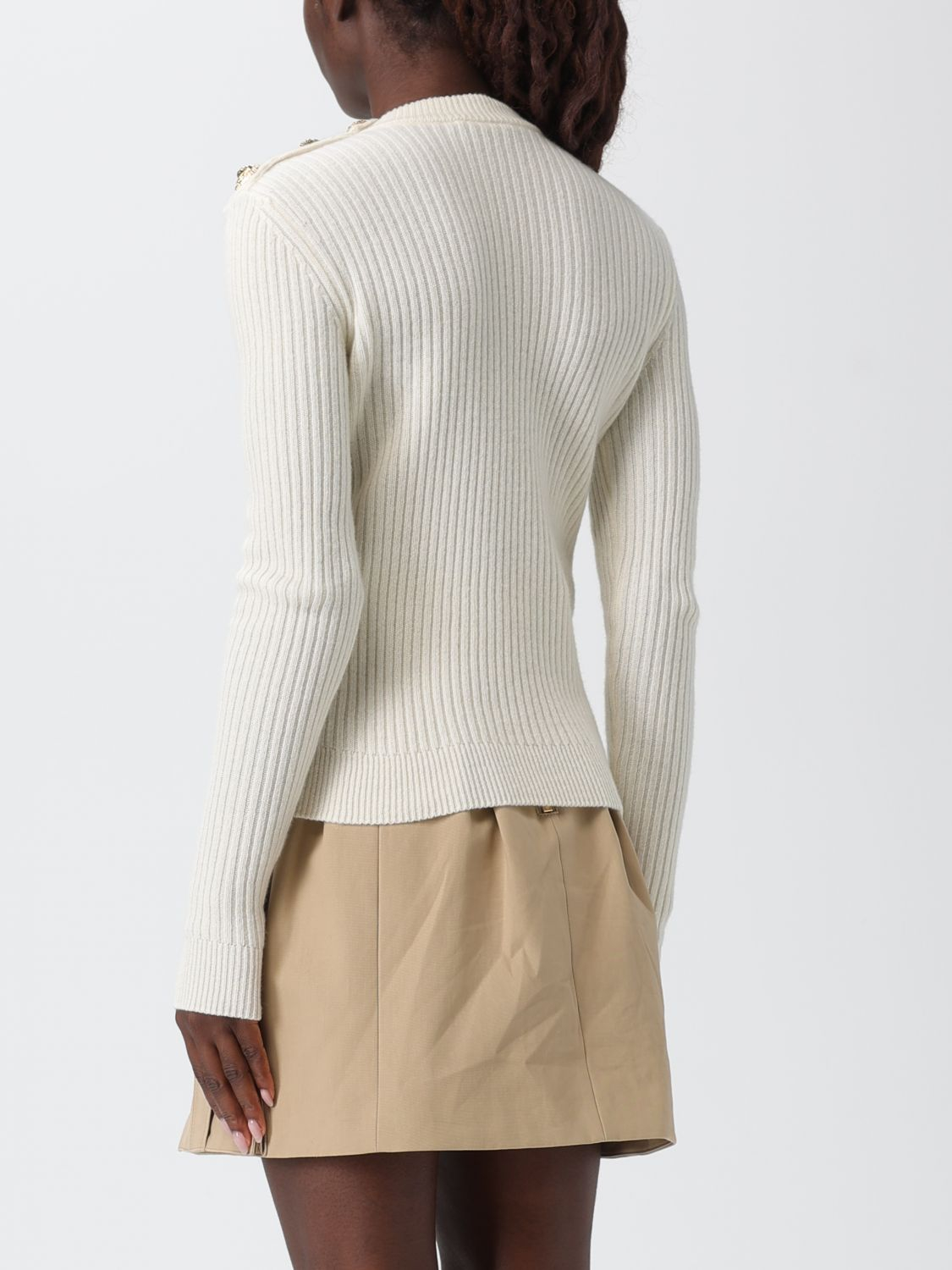 [Balmain] Knitwear FW25 FF0KD095KJ17 0KA