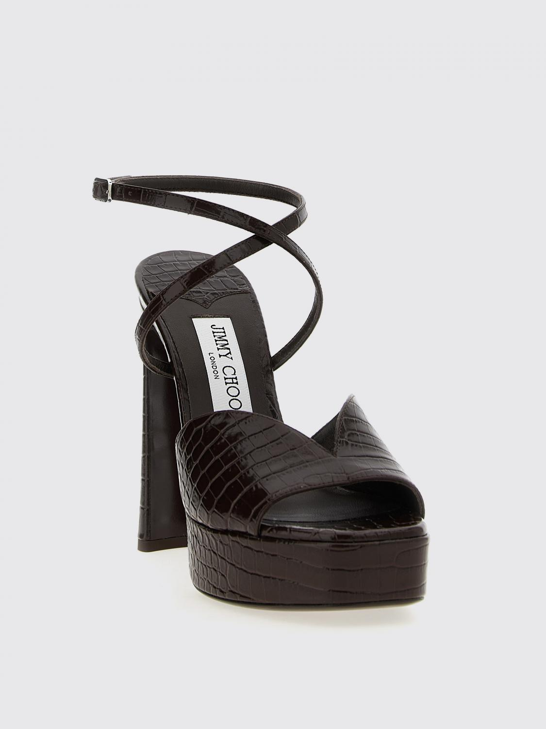 [Jimmy Choo] Sandals FW25 KARLIPF125CCL CHOCOLATE