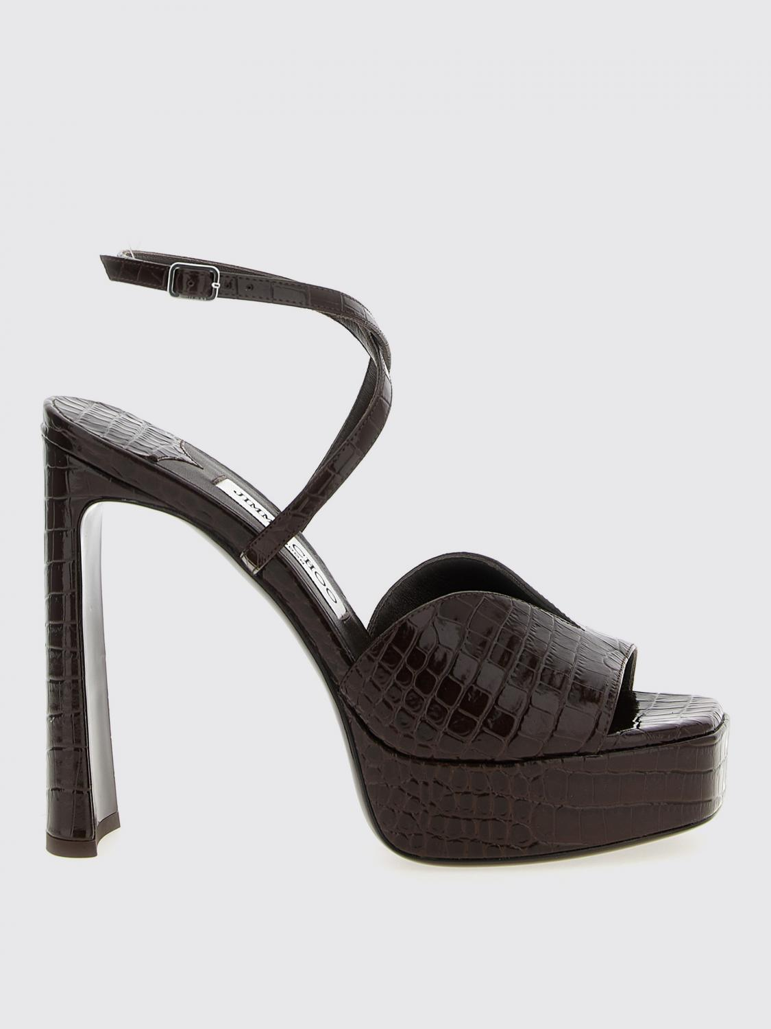 [Jimmy Choo] Sandals FW25 KARLIPF125CCL CHOCOLATE