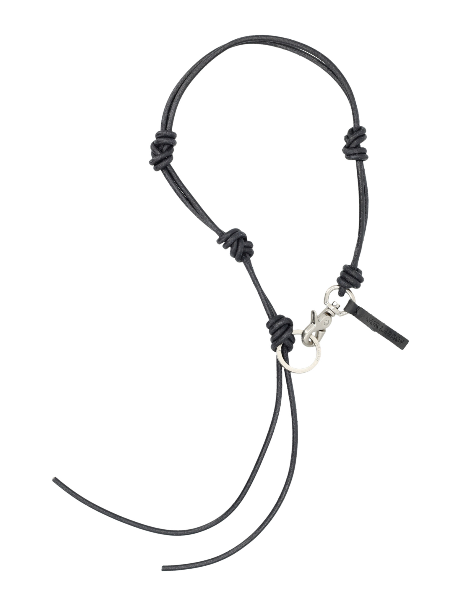 [Our Legacy] Necklace SS26 A4258UBBLACK