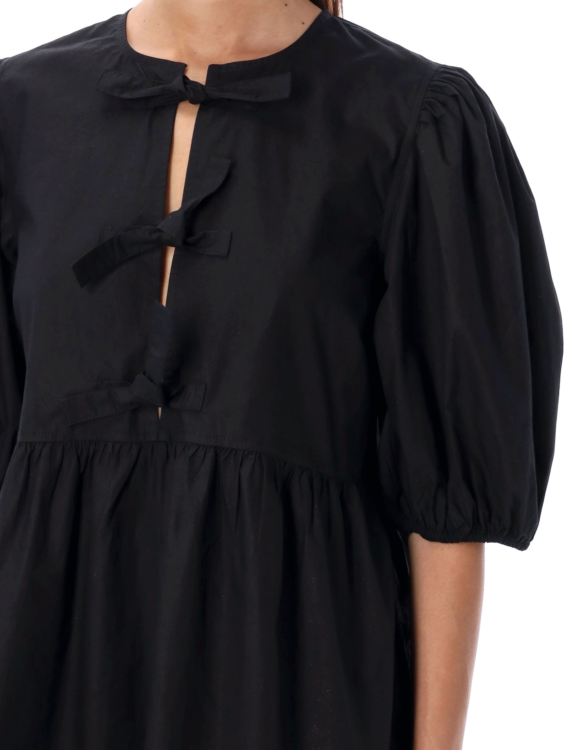 [GANNI] Short sleeve dress SS26 F90056479099