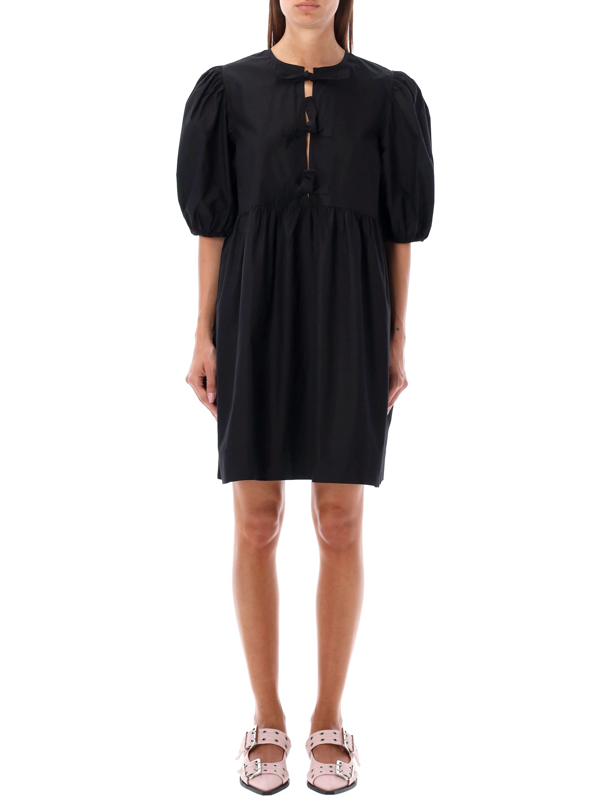 [GANNI] Short sleeve dress SS26 F90056479099
