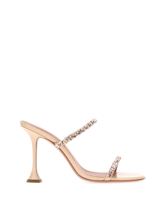 [Amina Muaddi] Pumps FW26 GIGISLIPPER95 PEARLYGOLD