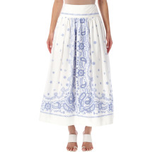[SELF PORTRAIT] Long skirt SS26 AC26008MSKWWHITE