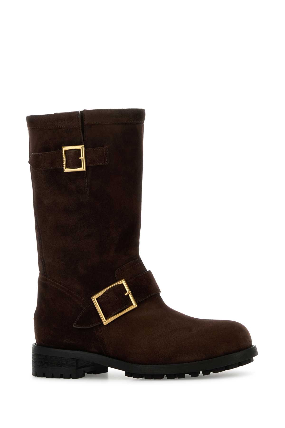 [Jimmy Choo] Boots FW26 BIKERMIDSVV CHOCOLATE