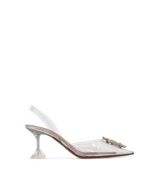 [Amina Muaddi] Pumps FW26 BEGUMGLASSSLING70 TRANSPAREN
