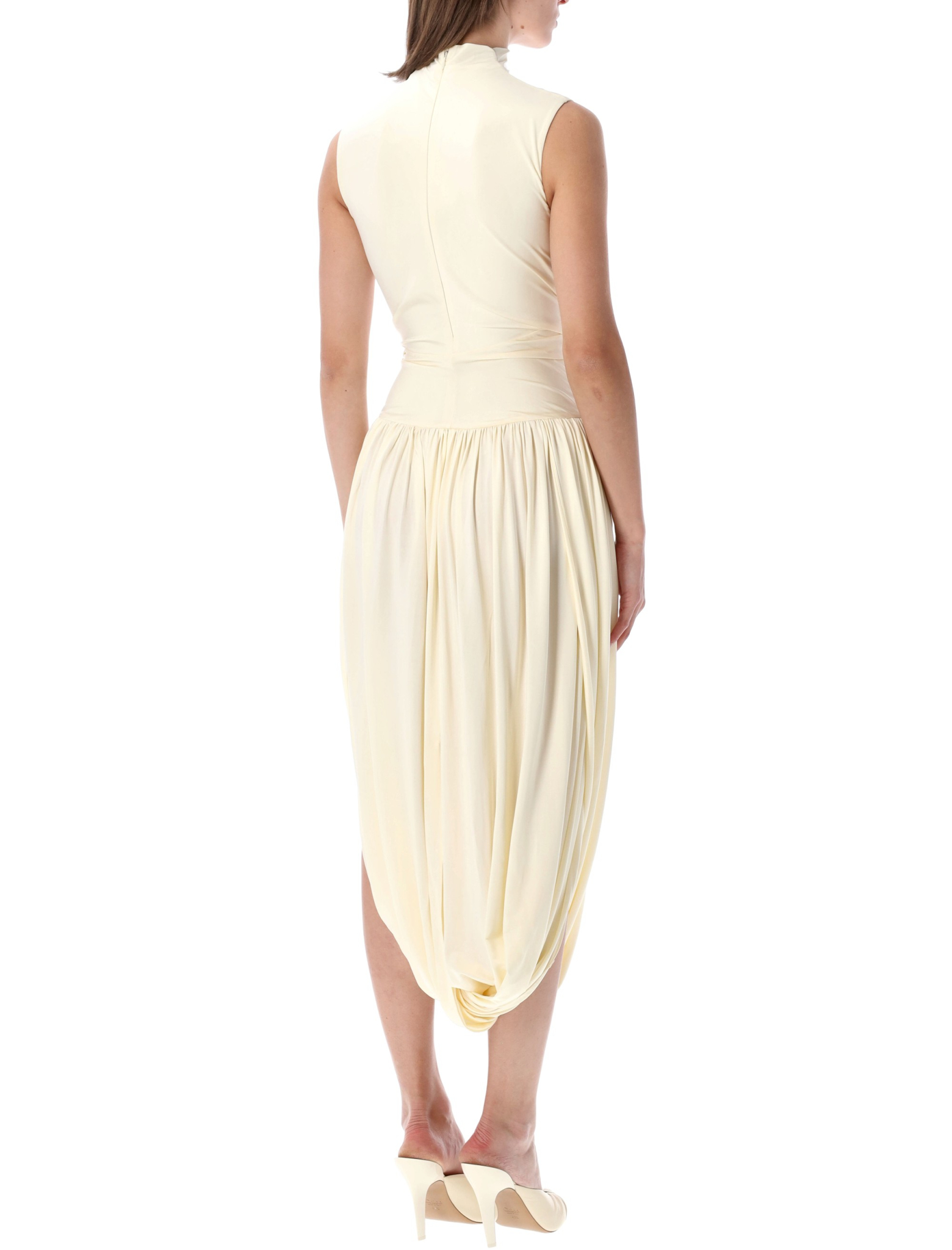 [SELF PORTRAIT] Sleeveless dress SS26 SS26168MAYYELLOW