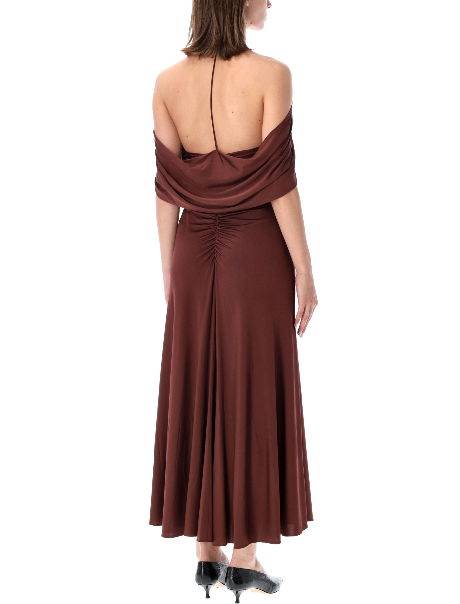 [SELF PORTRAIT] Sleeveless dress SS26 SS26161MBRBROWN