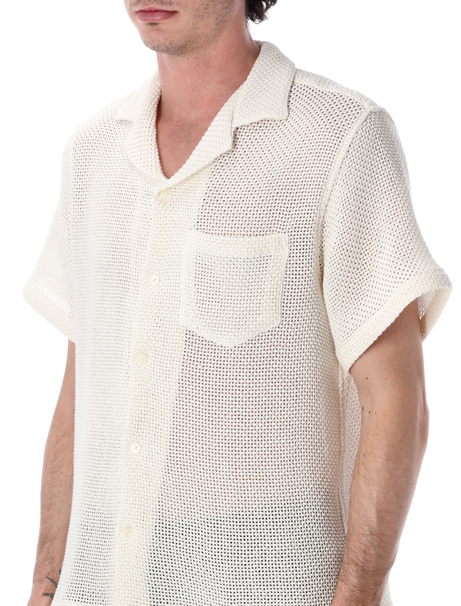 [PORTUGUESE FLANNEL] Shirts Short Sleeve SS26 AGORAWHITE