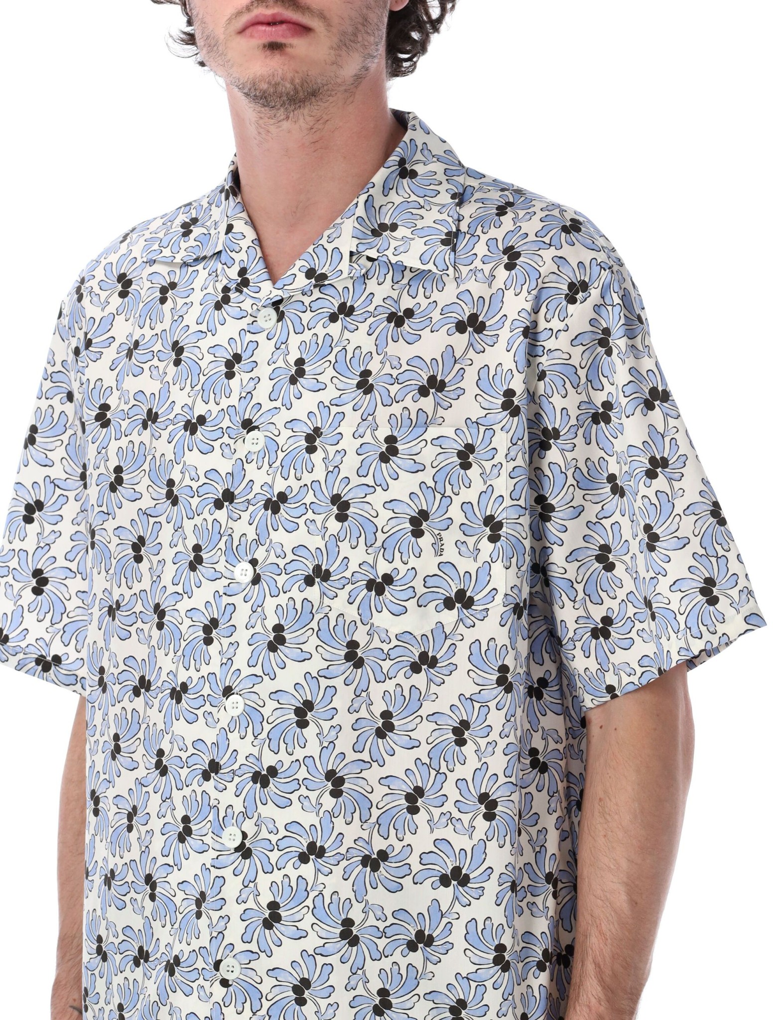 [Prada] Shirts Short Sleeve SS26 UCS41419GUF0EL0