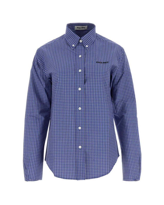 [Miu Miu] Shirts Long Sleeve FW26 MK1842SOOO142K F0013
