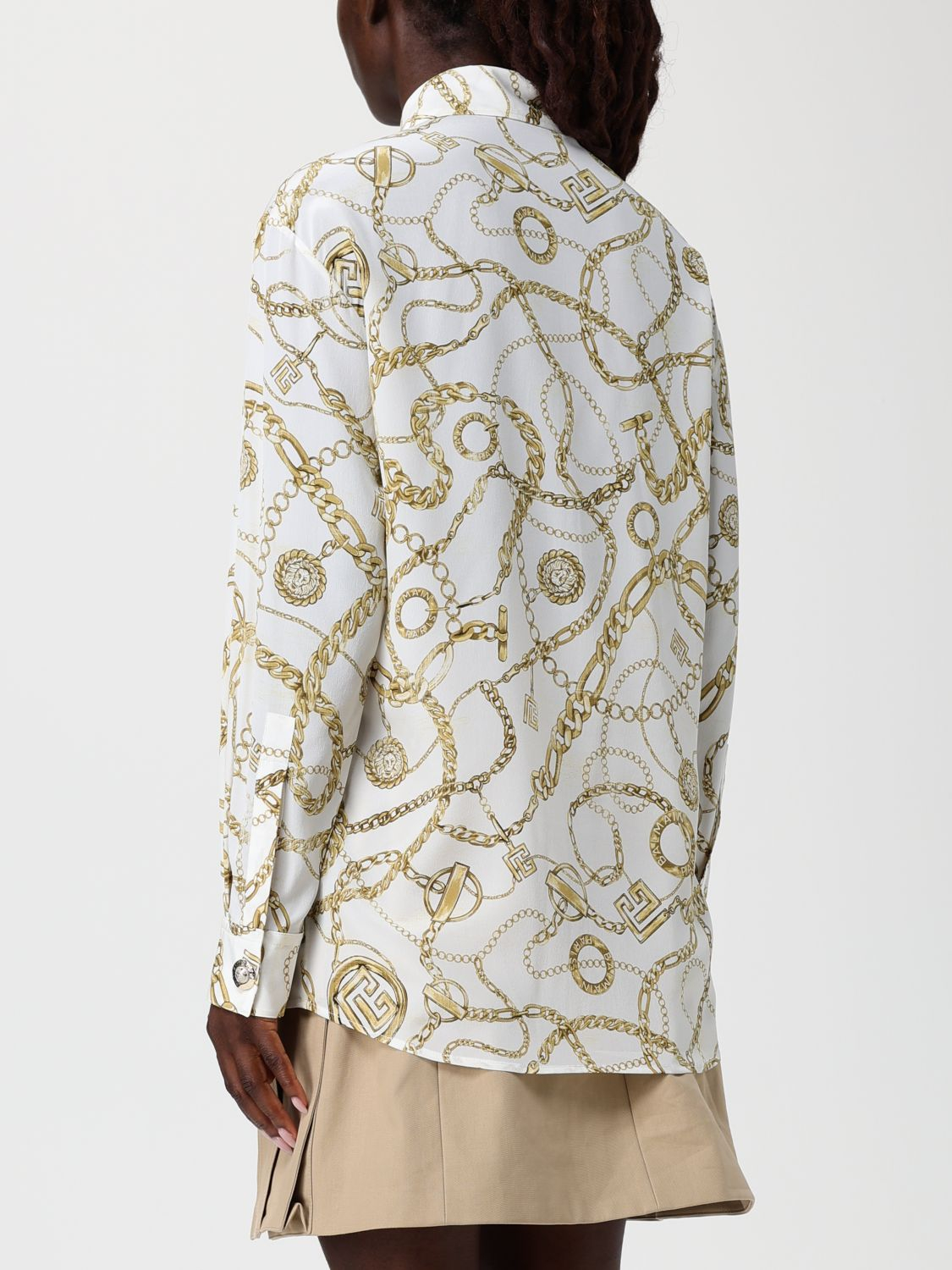 [Balmain] Shirts Long Sleeve FW25 FF1HS435SF00 GAD