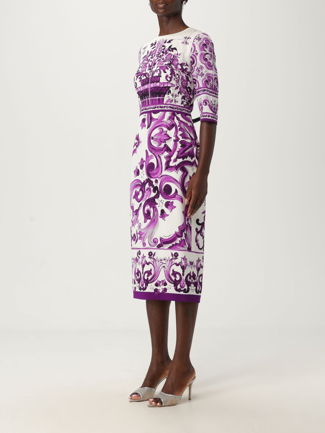 [Dolce & Gabbana] Short sleeve dress FW25 F6EAJTHPAEL IP3TN