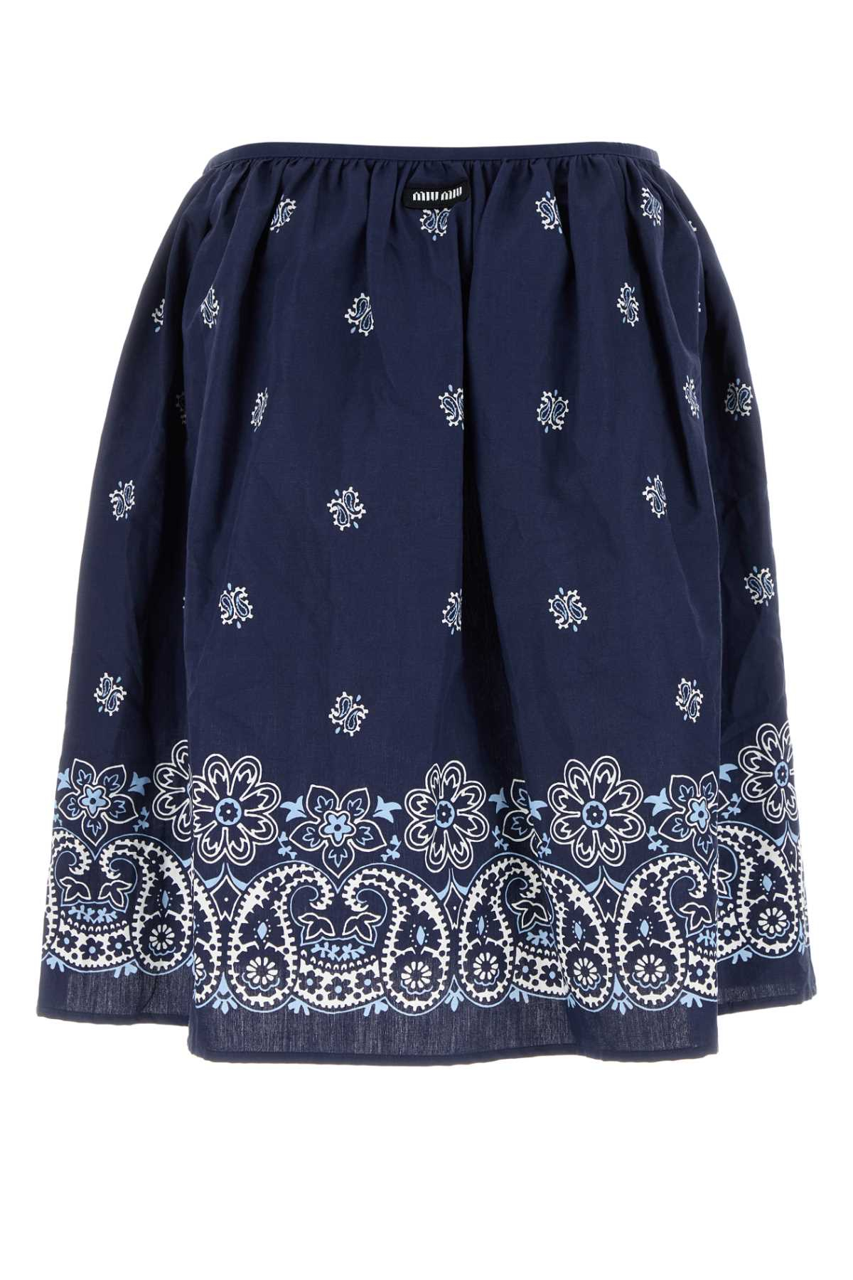 [Miu Miu] Mini skirt FW26 MG2425SOOO17X0 F022X
