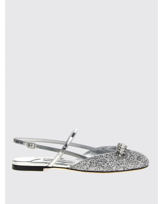 [Jimmy Choo] Flat shoes FW25 BELINDASBFLATJDP SILVER/SILVER