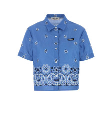 [Miu Miu] Shirts Short Sleeve FW26 MK1951SOOO17XX F061M