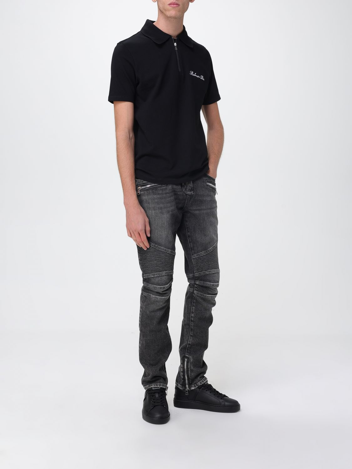 [Balmain] T-shirts Short Sleeve FW25 DH1GC028BC78 EAB