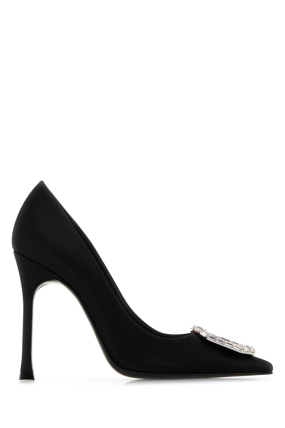 [Amina Muaddi] Pumps FW26 CAMELIAPUMP105 SATBLAWHIBU