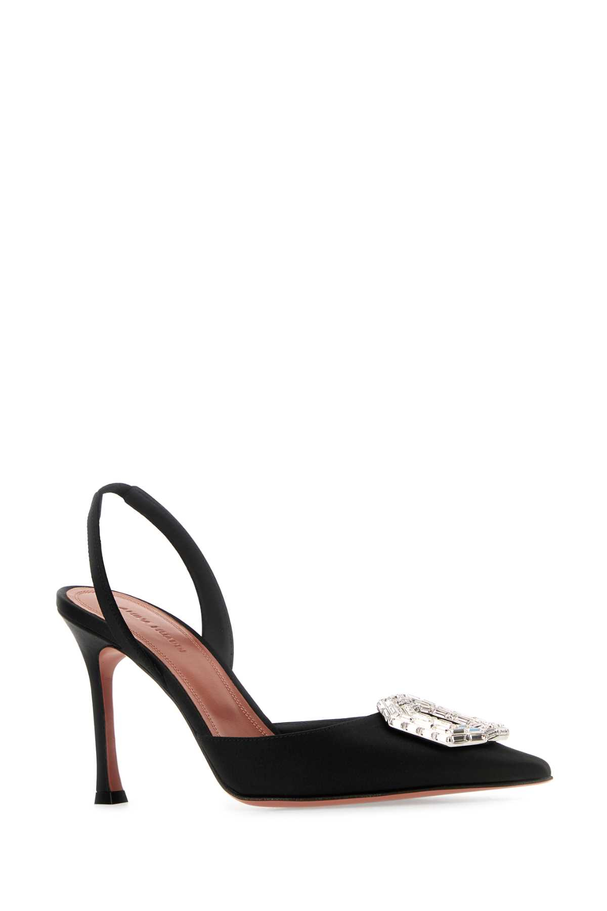 [Amina Muaddi] Pumps FW26 CAMELIASLING90 BLACK