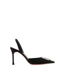 [Amina Muaddi] Pumps FW26 CAMELIASLING90 BLACK