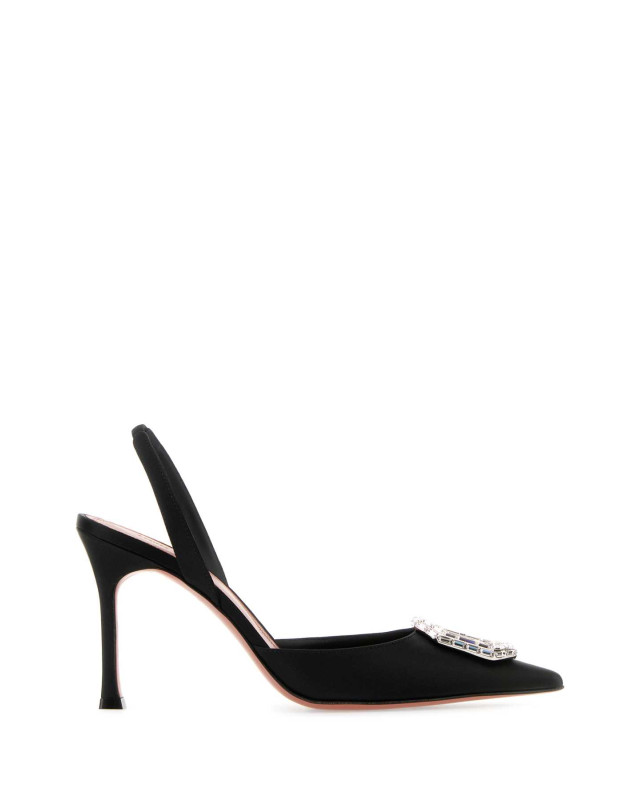 [Amina Muaddi] Pumps FW26 CAMELIASLING90 BLACK