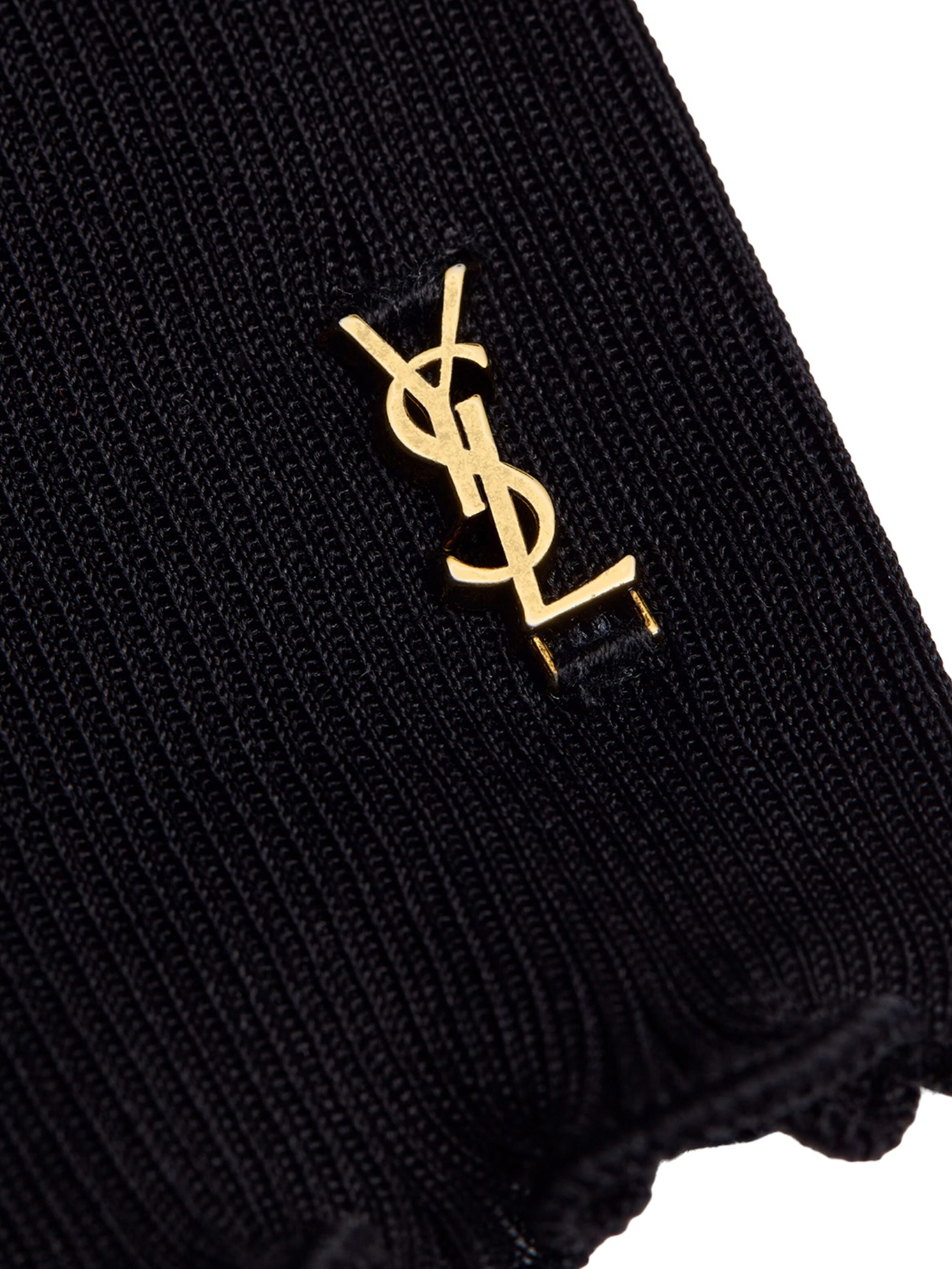 [Saint Laurent] T-shirts Long Sleeve FW26 876789Y37SM1000 NOIR