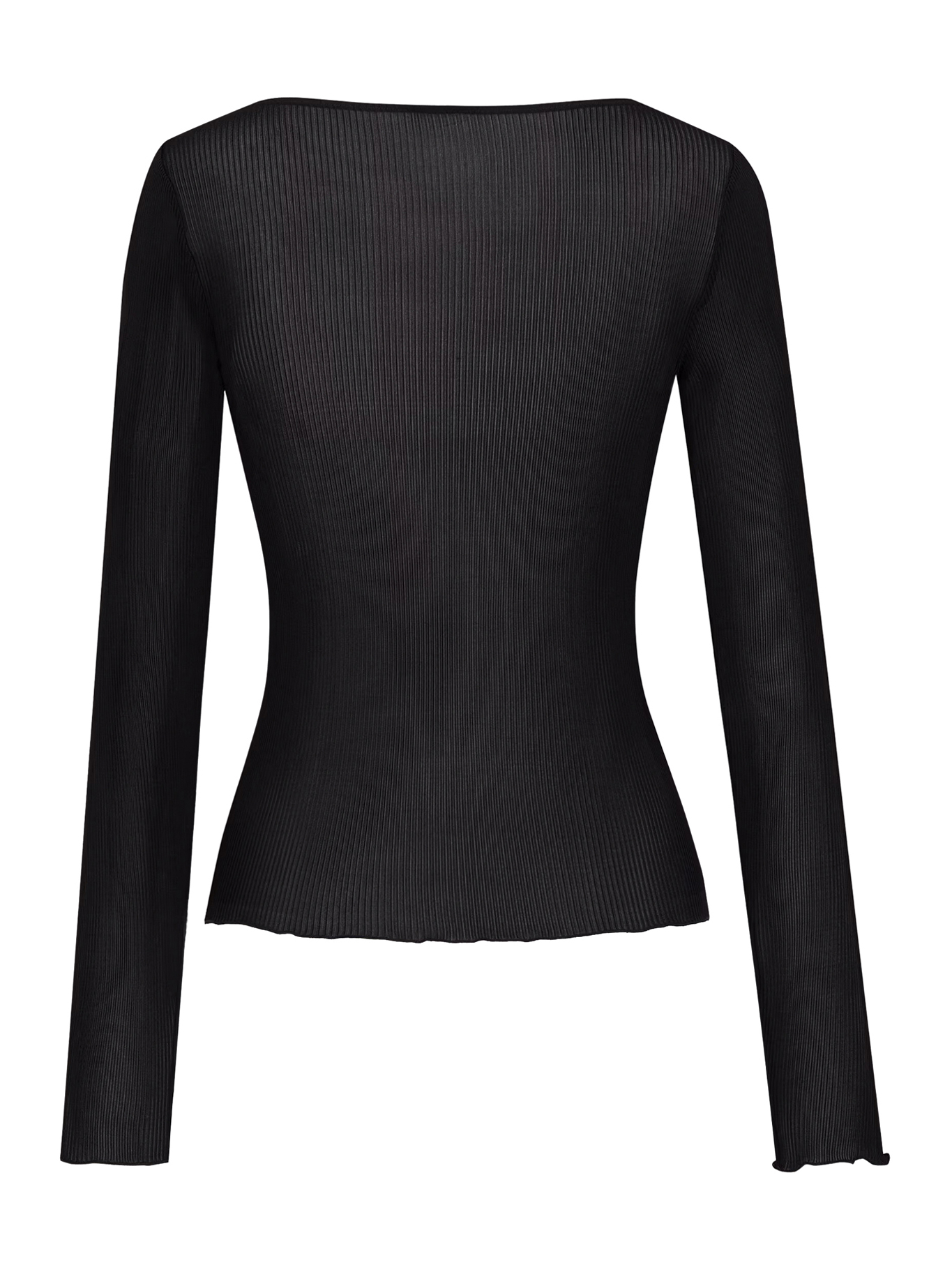 [Saint Laurent] T-shirts Long Sleeve FW26 876789Y37SM1000 NOIR