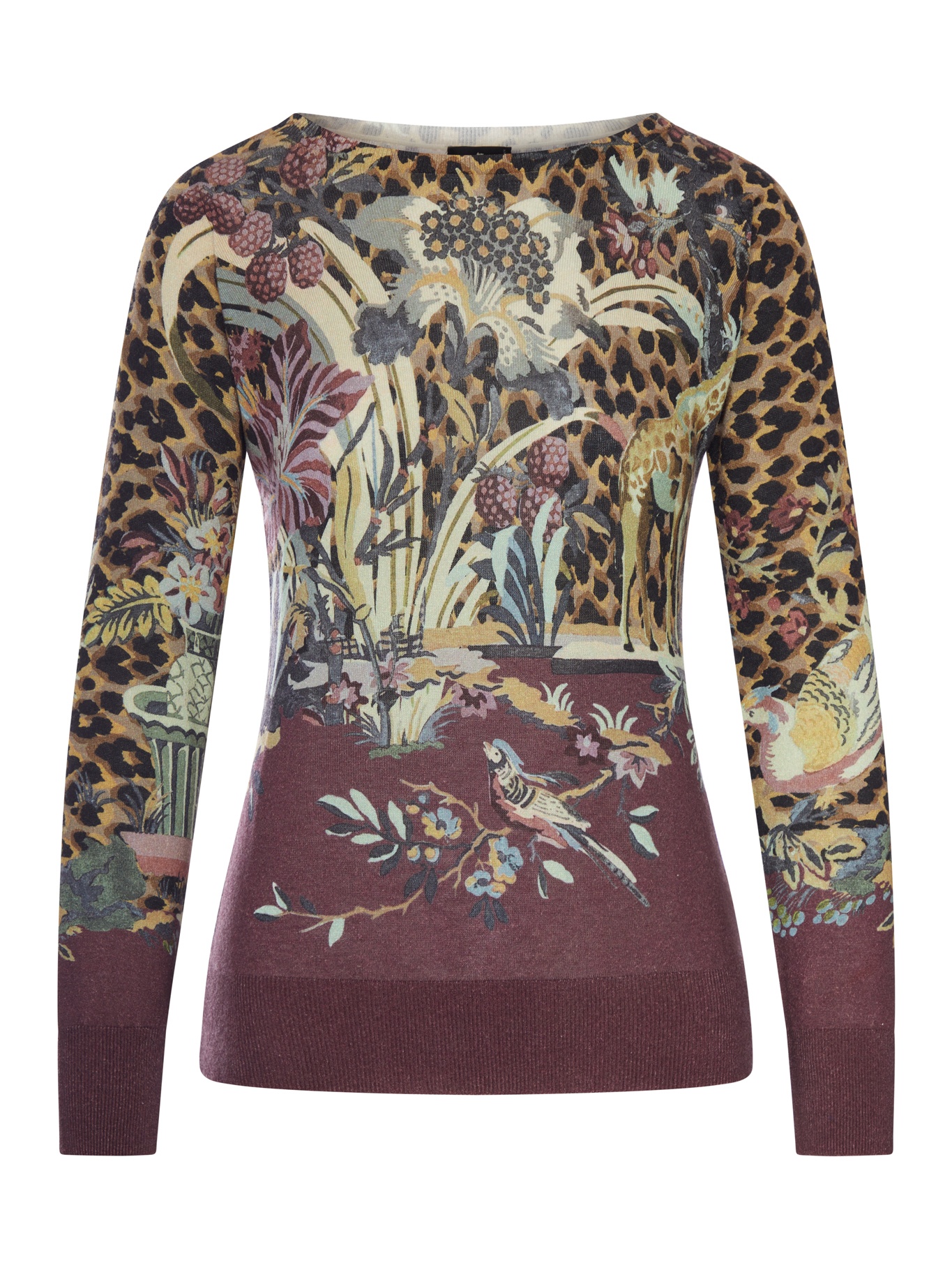 [Etro] T-shirts Long Sleeve FW26 WRKE0424AK172X0866 BORDEAUX