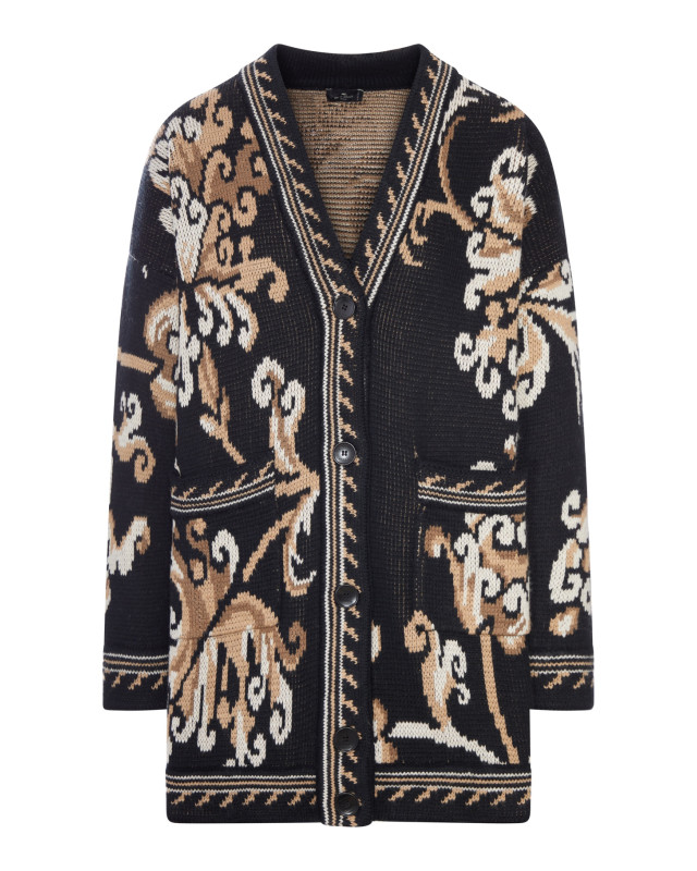 [Etro] Cardigan FW26 WRKE0159AQ12UN0000 BLACK