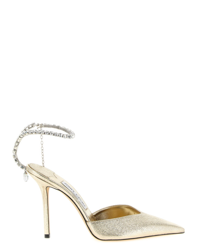 [Jimmy Choo] Pumps FW26 SAEDA100DQMPLATINUMCRYSTAL