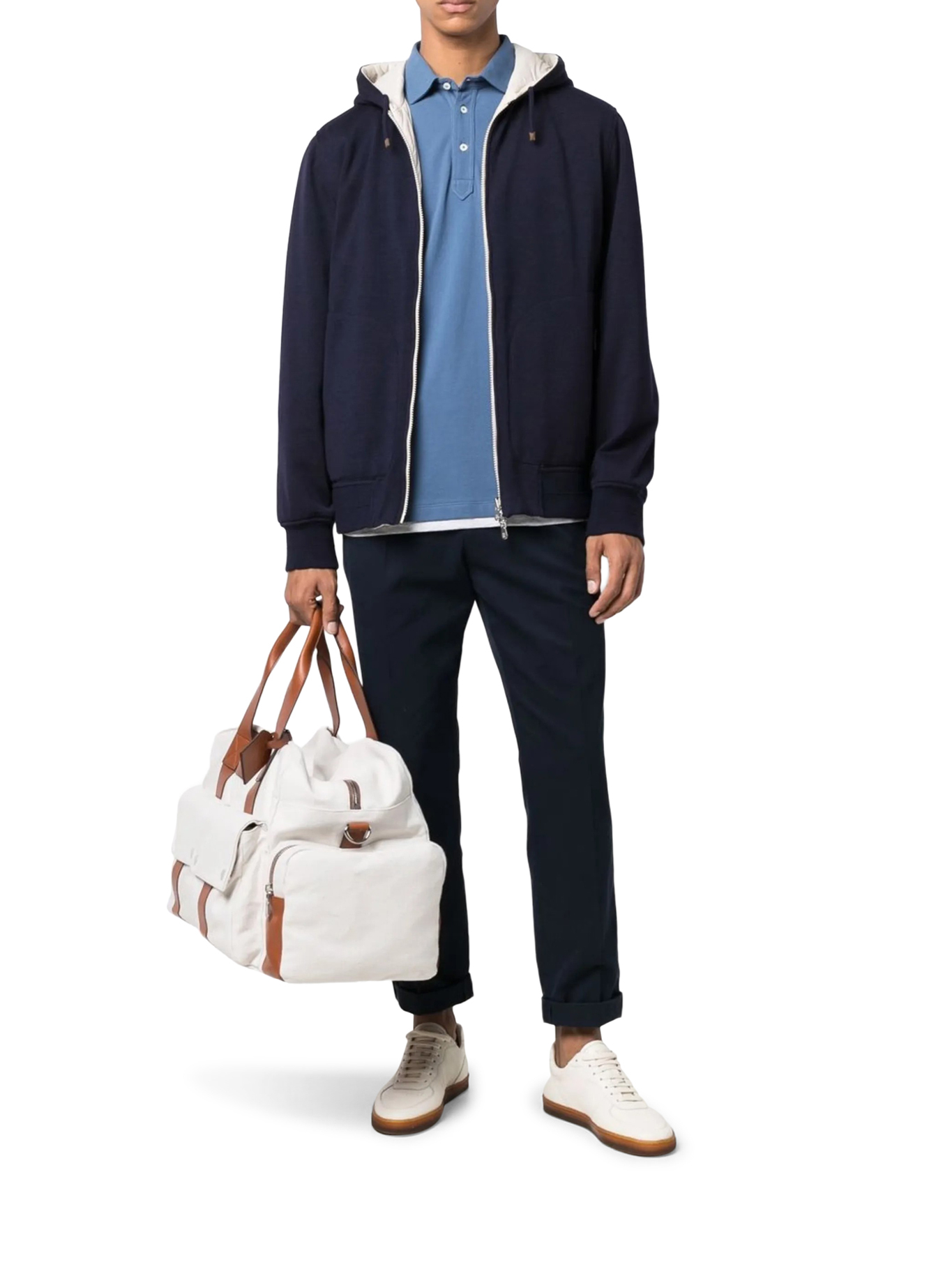 [Brunello Cucinelli] Trousers FW26 M252DE1450C2517 NAVY
