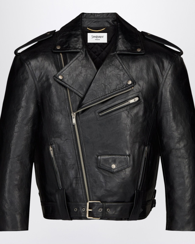 [Saint Laurent] Leather Jacket SS26 866816YCUX2