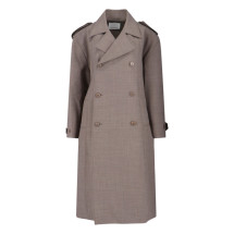 [THE FRANKIE SHOP] Trench Coat FW25 BLEECKER TRENCH COATTAUPE MELANGE