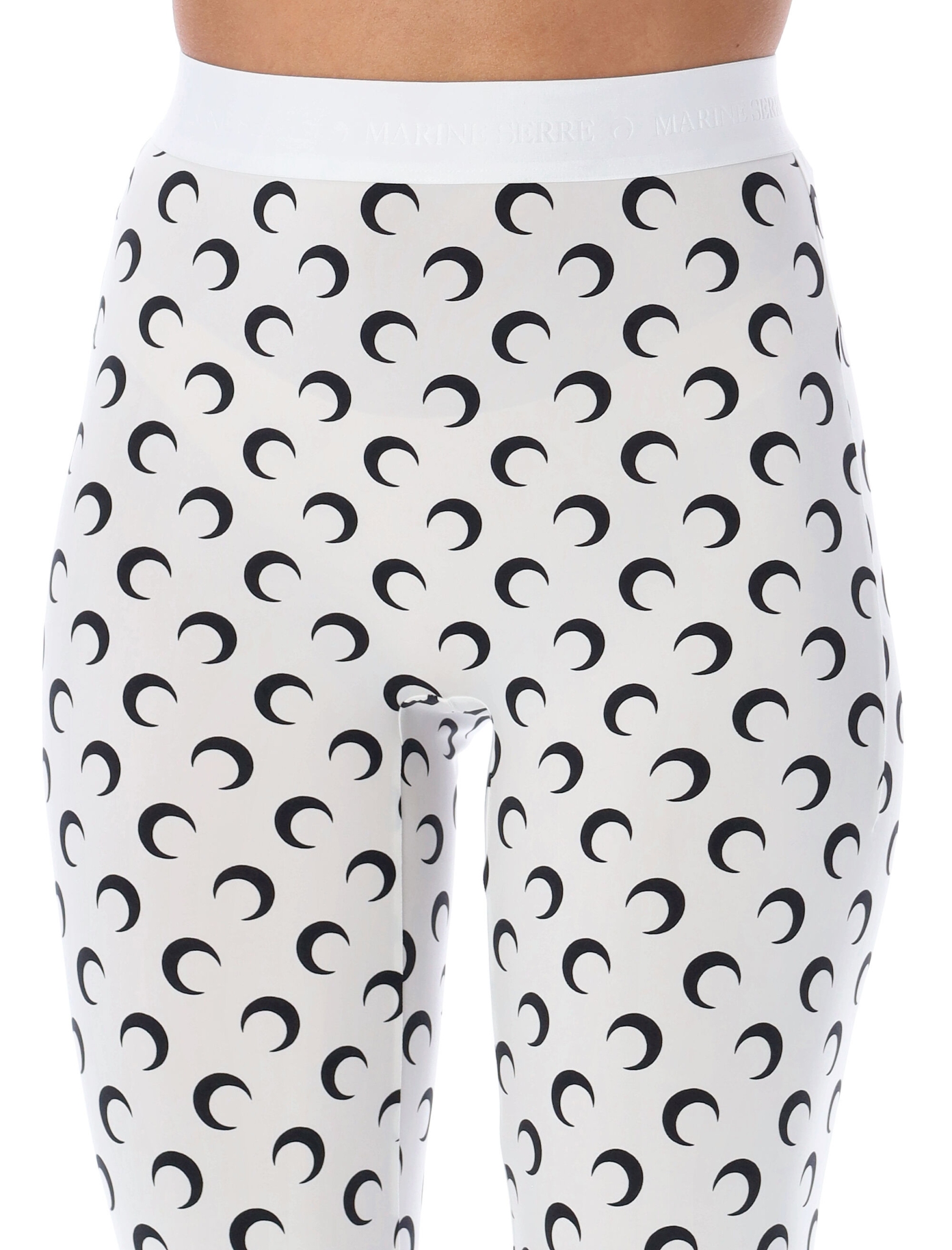 [MARINE SERRE] Leggings SS26 WPA111ACJER0001WH00