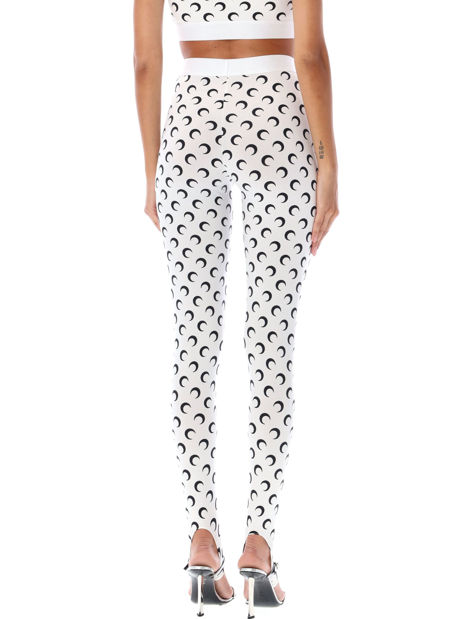[MARINE SERRE] Leggings SS26 WPA111ACJER0001WH00