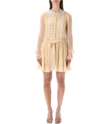 [SELF PORTRAIT] Dress SS26 RS26034STTAN