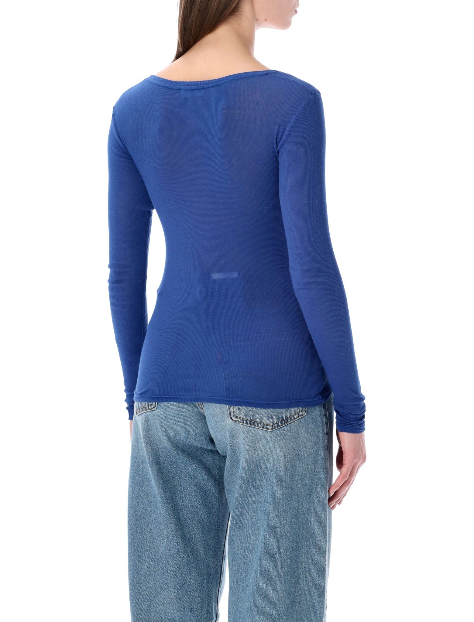 [American Vintage] T-shirts Long Sleeve SS26 MAS02DNAVY