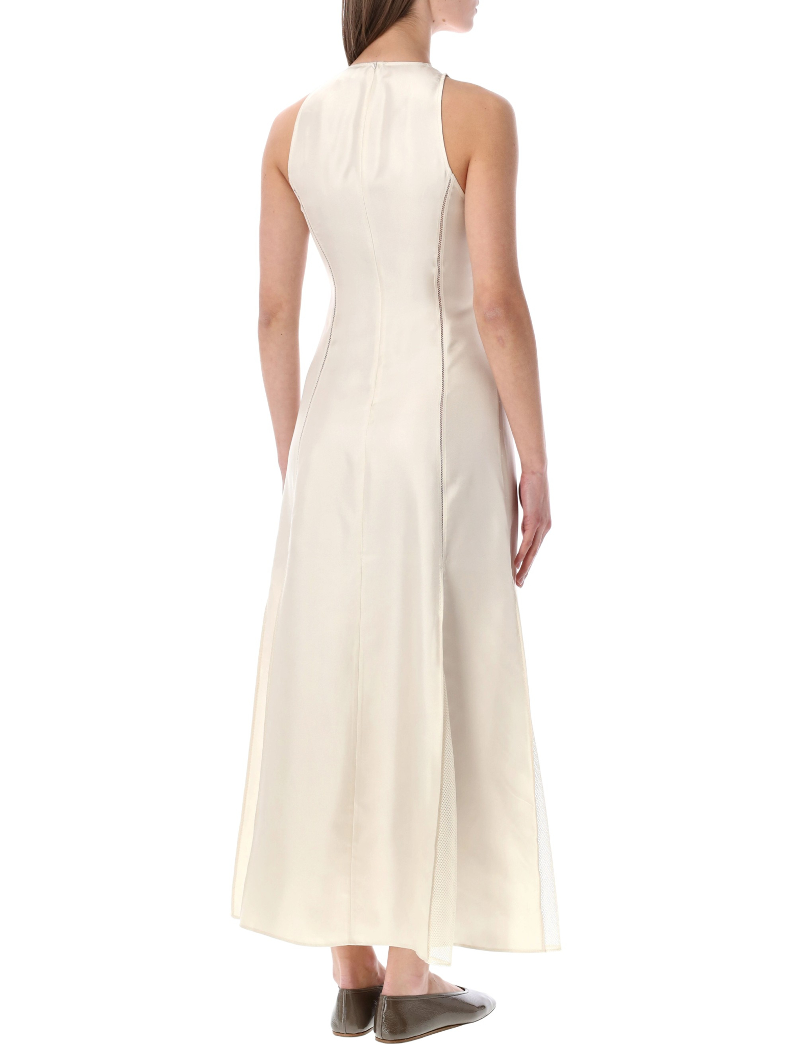 [LOULOU] Sleeveless dress SS26 IRAKAIVORY