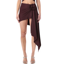 [MAGDA BUTRYM] Mini skirt SS26 606426BODEAUX